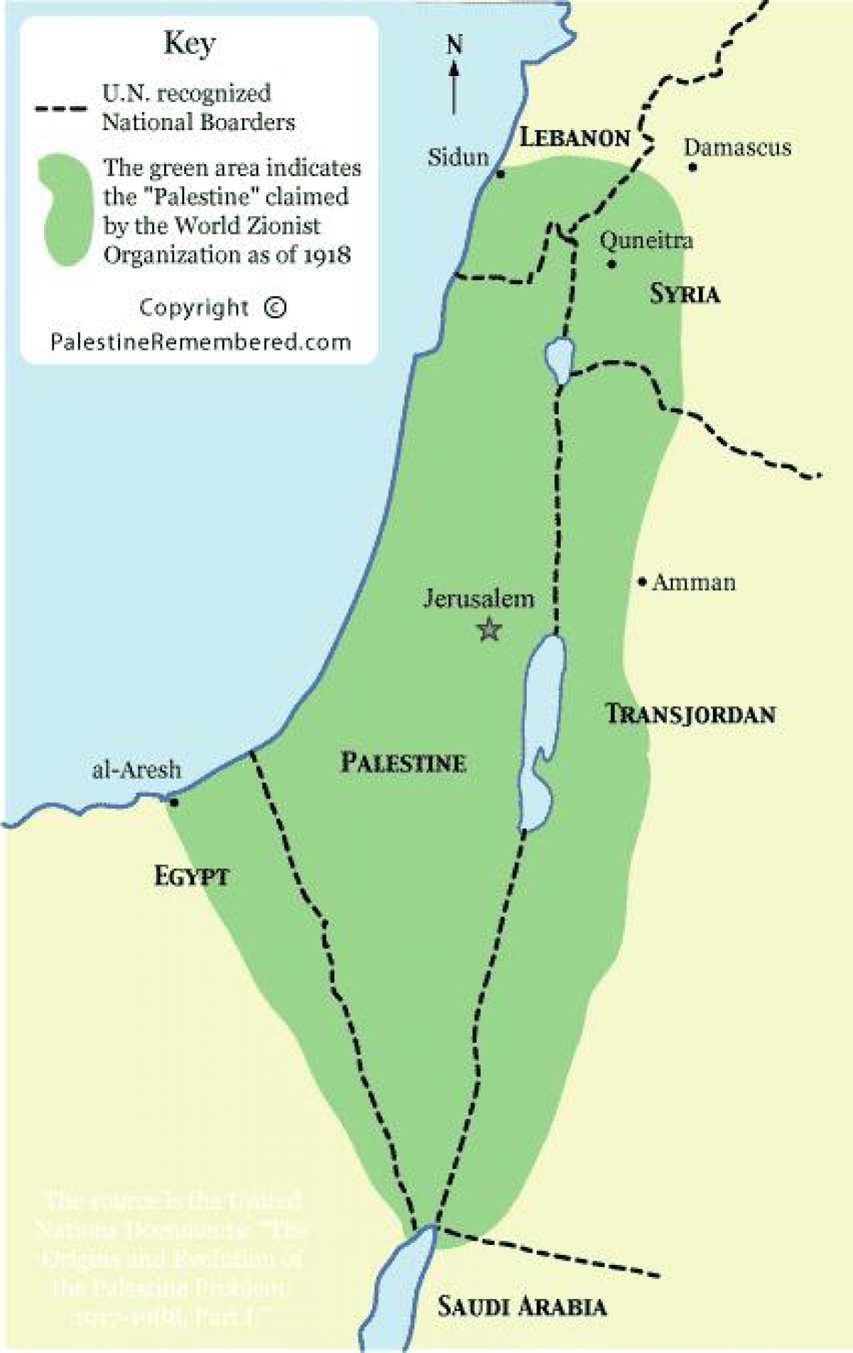 carte de sioniste