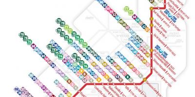 Light rail Jérusalem carte